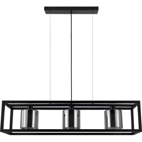 Lampe suspendue à glaçure fumée Brisling - 33985 (1/3)