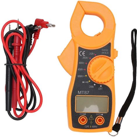 Digitales Zangenmultimeter mit LCD-Anzeige, multifunktionales Spannungs-, Strom- und Impedanzmessgerät (1/4)