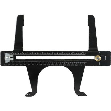 Jauge de réglage de freins, outil de mesure combiné à double échelle pour tambours de freins, pour freins arrière anciens en acier au carbone, plage de 6,5 à 14,25 pouces (20 unités) (1/4)