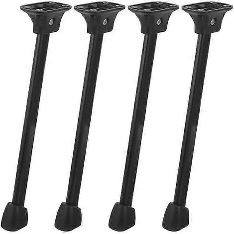 Ensemble de table basse pliante 4 pièces avec ferrures métalliques, bureau de voyage de cuisine réglable, table basse pliable pour ordinateur portable, 25-26 cm. (1/5)