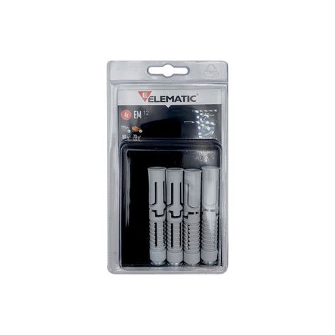 ELEMATIC BLISTER TASSELLO EM12 12X70 MM 4 PZ- ITW CONSTRUCTION PRODUCTS ITALY- 10,0 confezione