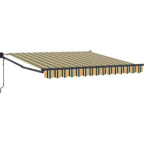 Maison Exclusive - Tenda da Sole Multicolore 350 x 250 cm Poliestere e Metallo (1/5)