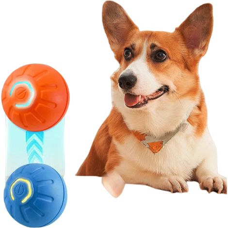 Juguete interactivo para mascotas: Pelota saltarina inteligente con actividad automática.