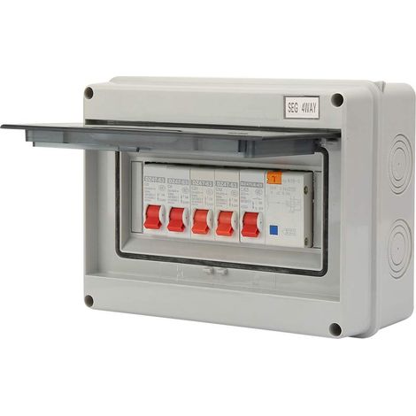 Fireproof Garage Unit 63A 30mA RCD IP65 Consumer (1/5)