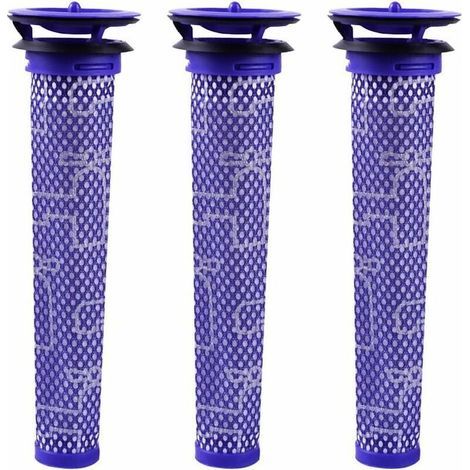 Filtre pour Dyson V8 V7 V6 DC62 Aspirateur ,GU.B/bon Filtre Mélange de Matériaux Standard Bleue, Lot de 3 (1/5)