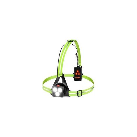 Lampe de Course à Pied LED Rechargeable par USB pour Poitrine, réglable à 120°,500 lumens,Éclairage pour Course avec Bandes réfléchissantes pour Jogging,Promenade,Sports Extérieur