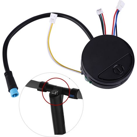 Tableau de bord pliable pour scooter Ninebot ES1 ES2 ES4, couvercle de protection inclus