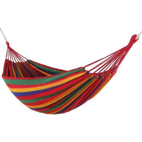 Hamac de camping 2 personnes 280x150cm - Rouge