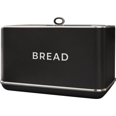 TOWER T826175BLK - Renaissance Bread Bin Black