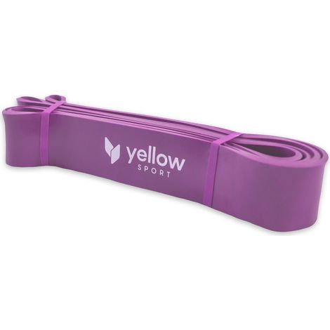 Fascia elastica per esercizi yellowPOWER Band - viola, resistenza 45-54 kg (1/3)