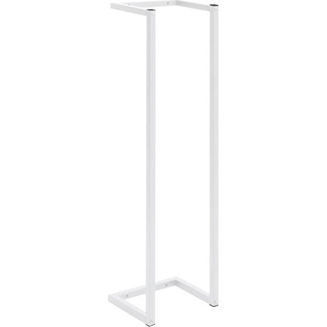 vidaXL Toallero de acero blanco 25x20x95 cm (1/2)