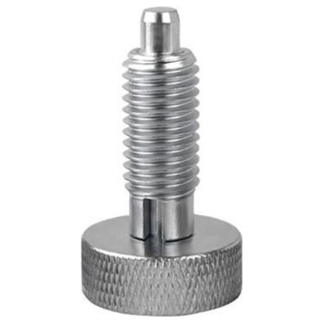 QORVA-Lot de 2 pistons à ressort rétractables en acier inoxydable, poignée de verrouillage à dégagement rapide avec poignée moletée M8