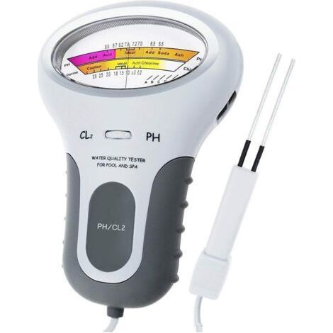 Qualité Eau Testeur, Portable Numérique Moniteur, Ph Eau Testeur Analyse Chlore Piscine Kit Test GROOFOO-Karteo (1/5)