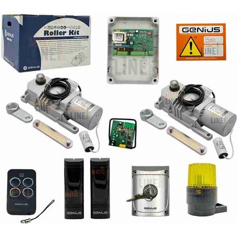 5170208 Kit GENIUS FAAC ROLLER 5170208 Automazione Cancello a Battente Motore Interrato