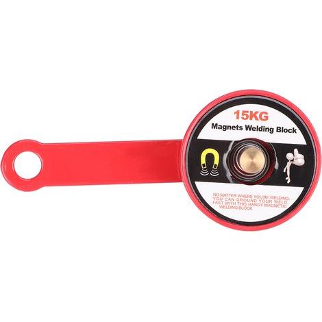 Fester magnetischer Schweißgeräte-Positionierer, leistungsstarker Erdungsmagnet, 2-Zoll-Elektrodenhalter (1/5)