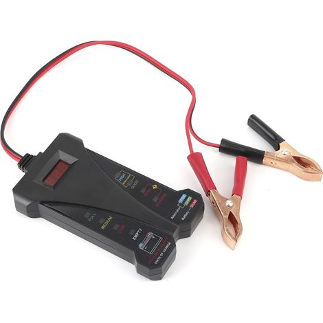 12V Digitaler Batterietester, Ladesystemanalysator, Spannungs- und Generatorausgangstest mit LCD-Anzeige (1/5)