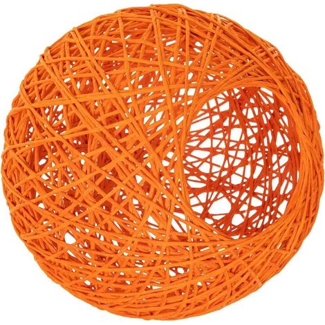 Unomor Lampenschirm aus orangefarbenem Papier, langlebiger Lampenschirm (1/5)
