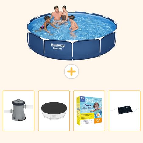 Bestway Bestway Steel Pro Ronde - 366x76 cm - 5-pièces  S234 (1/5)