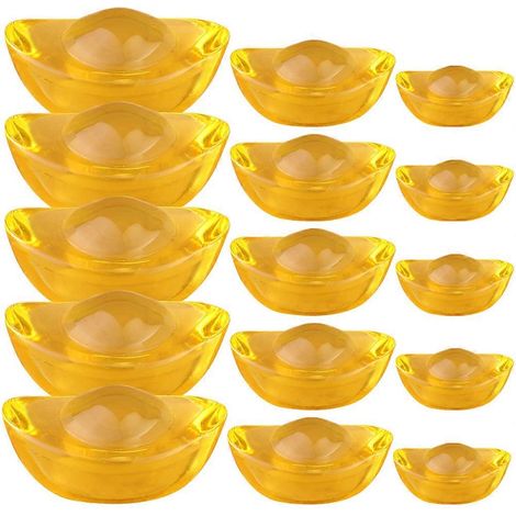 30 figurines d'ouvriers travaillant les lingots d'or pour la décoration de bureau (1/4)