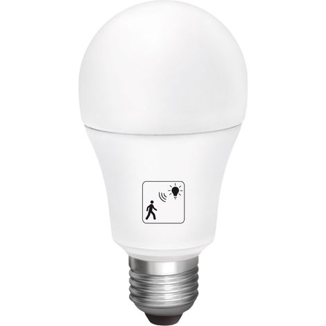Matel Bewegungssensor-LED-Lampe E27 10 W warm (1/2)