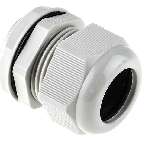 Presse-étoupe M32 en Nylon 66 pour câble de 18mm à 25mm, avec contre-écrous, IP68 ( Prix pour Paquet de 10 ) (1/2)