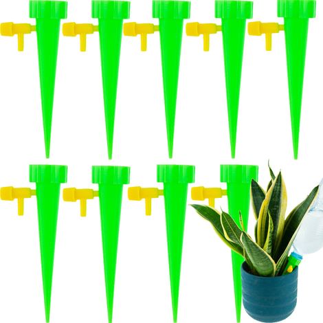 TG64374 Bewässerungs-Wasserspender für Pflanzen, Blumen und Töpfe mit Wasserhahn, 10 Stück.