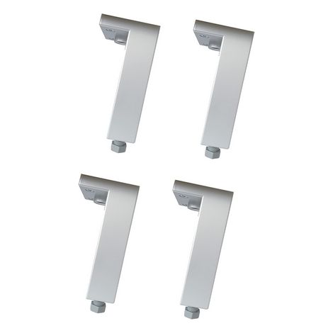 4 pz piedini regolabili anodizzati per legno -TRIOP