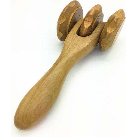 Accessoires de massage rouleau de massage visage tête appareil madérothérapie en bois (1/5)