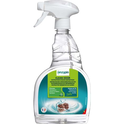 EnzyPin clean odor odorisant Flacon 750ml - Lot de 12 - Action Pin