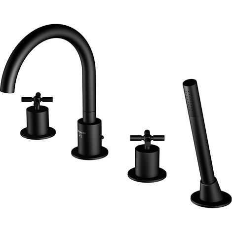 Steinberg 250 - Miscelatore bordovasca, montaggio a 4 fori, nero 250 2400 S (1/5)