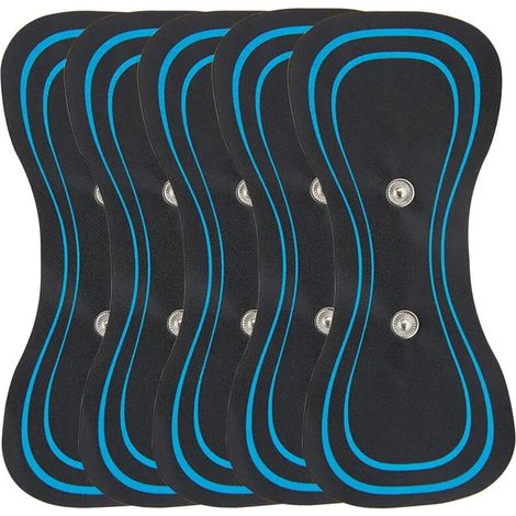 Coussinets de massage EMS pour la nuque, les hanches et le corps, avec autocollants pour soulager les douleurs musculaires (réf. 04164)-AquaForge