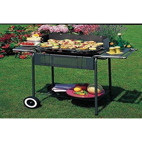 Giardino Barbecue Carbonella Legna Carbone Carrello Griglia Grigliata Terrazzo (1/4)