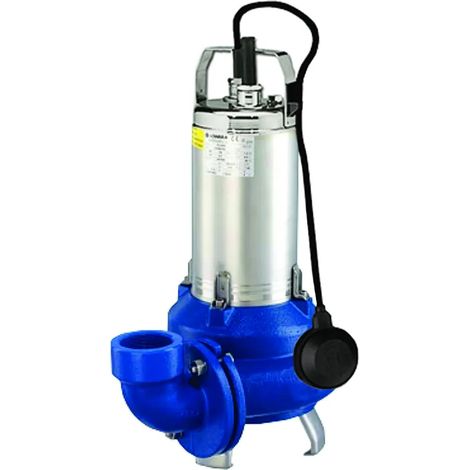 Lowara - Elettropompa sommergibile 1.5 HP con galleggiante per acque sporche - Modello: DLM109/ACG (1/2)