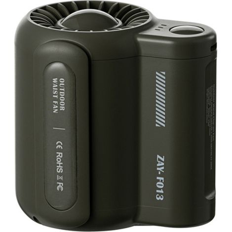 Tragbarer, leiser und kompakter USB-Ventilator, ideal für Camping, Wandern und Sport.