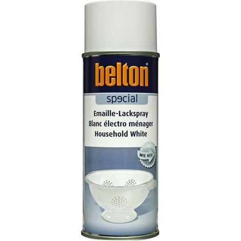 Bombe spéciale blanche ménager 400 ml – Vernis carrosserie pour surfaces lisses – Application facile – Résistance aux intempéries