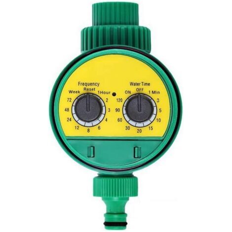 Pair Automatischer Bewässerungstimer und -controller mit mehreren Bewässerungsprogrammen für die Landwirtschaft im Gartengewächshaus (1/5)