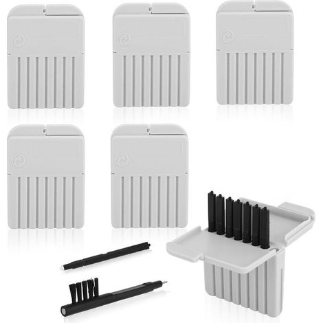 32 Pièces Filtre Anti-Cérumen pour Prothèse Auditive + Brosse de Nettoyage, Compatible avec Phonak Widex et Unitron Appareils Auditifs Kit d'Accessoires de Rechange (1/5)