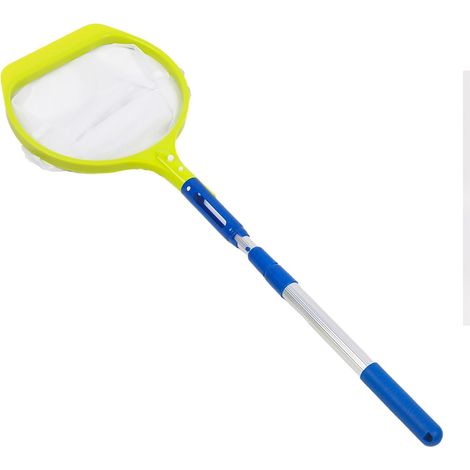 Épuisette de Skimmer pour Piscine télescopique à Feuilles Équipement Nettoyage Débris avec Perche Télescopique Bassin, Fontaine et Spa - (1/5)