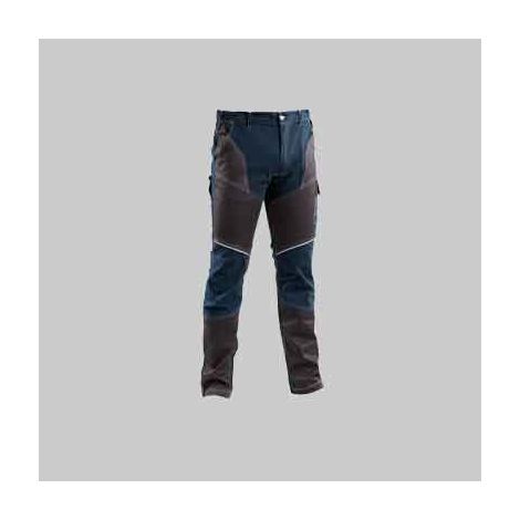 pantalone da lavoro stretch blu tg. xl