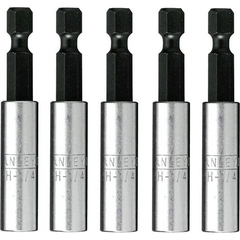 5-teiliges Set - Magnetischer Bithalter 75 mm (1/3)