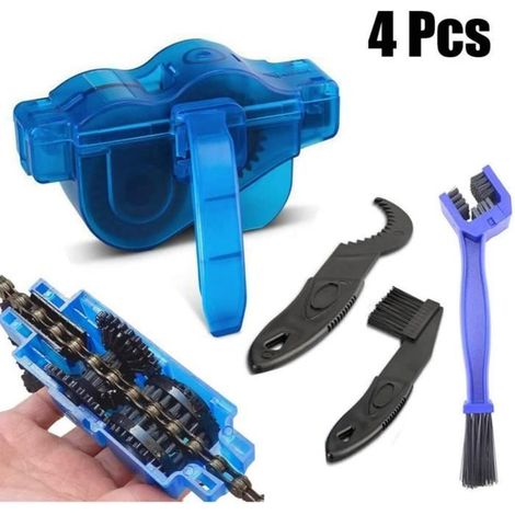 Nettoyeur de chaîne de vélo - Bike Chain Cleaner - 4PCS - Portable - Compatible toutes chaînes - Pratique (1/4)