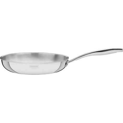 Tramontina Grano 62155200 - Padella in acciaio inox per piani cottura a induzione, elettrici, a gas e vetroceramica, da cucina, 20 cm, 1,2 l (1/4)