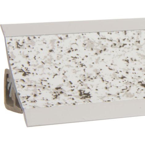 Holzbrink – Profil d’étanchéité cuisine 150 cm – PVC haute qualité 23x23 mm – Résistant à l'humidité et aux détergents – Protection décorative
