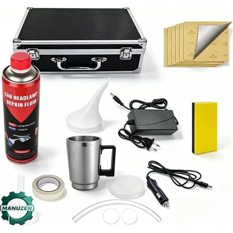 Manuzen - Restauration Des Phares Kit Voiture 800ml Polissage Réparation (1/3)