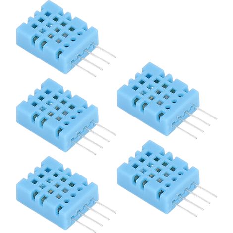 Capteur de température et d'humidité 5PCS, module de capteur numérique haute sensibilité anti-interférences pour serres (norme)