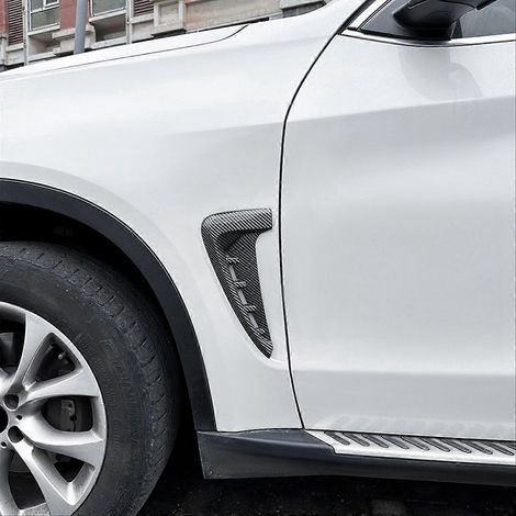 Capot de ventilation latérale pour prise d'air pour BMW X5 F15 2014-2018, fibre de carbone - SSZFV (1/5)