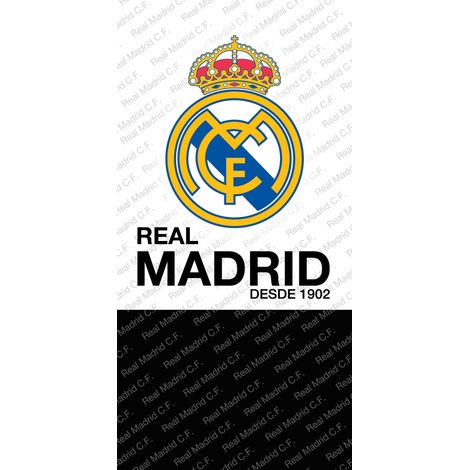 Asciugamano per tifosi del Real Madrid in microfibra ad asciugatura rapida, 140 cm (1/3)