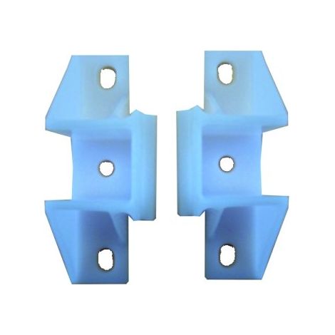 Regiplast 600007 Equerre de Fixation x2. pour reservoir eurofutura 600 apres 2000, Blanc
