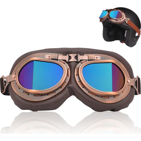 Gafas De Motocicleta - Montura Curvada - Protección Uv - Sellado Antiviento - Para Atv Cross Y Deportes Al Aire Libre - 1 Unidad (1/5)