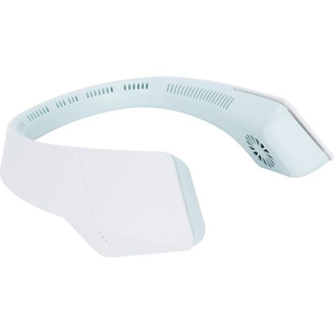 Ventilateur sans pales Quelima Cross-Border F58 à tour de cou, avec port USB, mini ventilateur électrique portable grande capacité, vert (1/5)